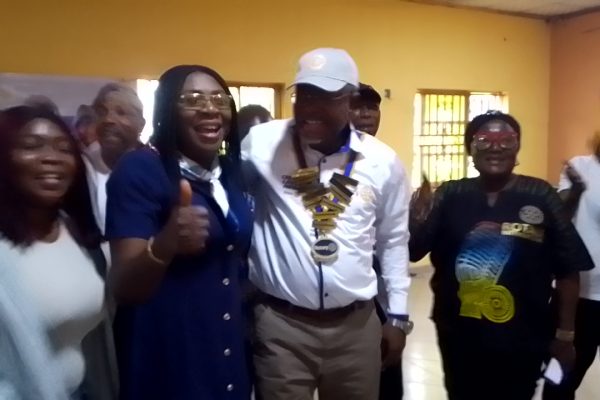 Excitement as Rotarian Ojo Jimoh Takes Over as 12th President of Rotary Club of Ibadan Oritamefa