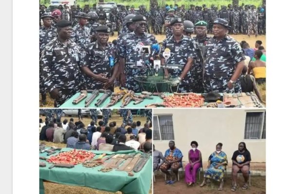 Ogun-  Lagos Commands in major Breakthrough with Operation Kosaye Police Rescue Five Kidnap Victims, Arrest 88 Suspects